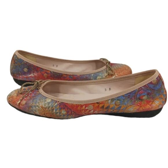 Paul Mayer Attitudes Ballet Flats GUC $245 size 8B S2527 - Picture 8 of 10